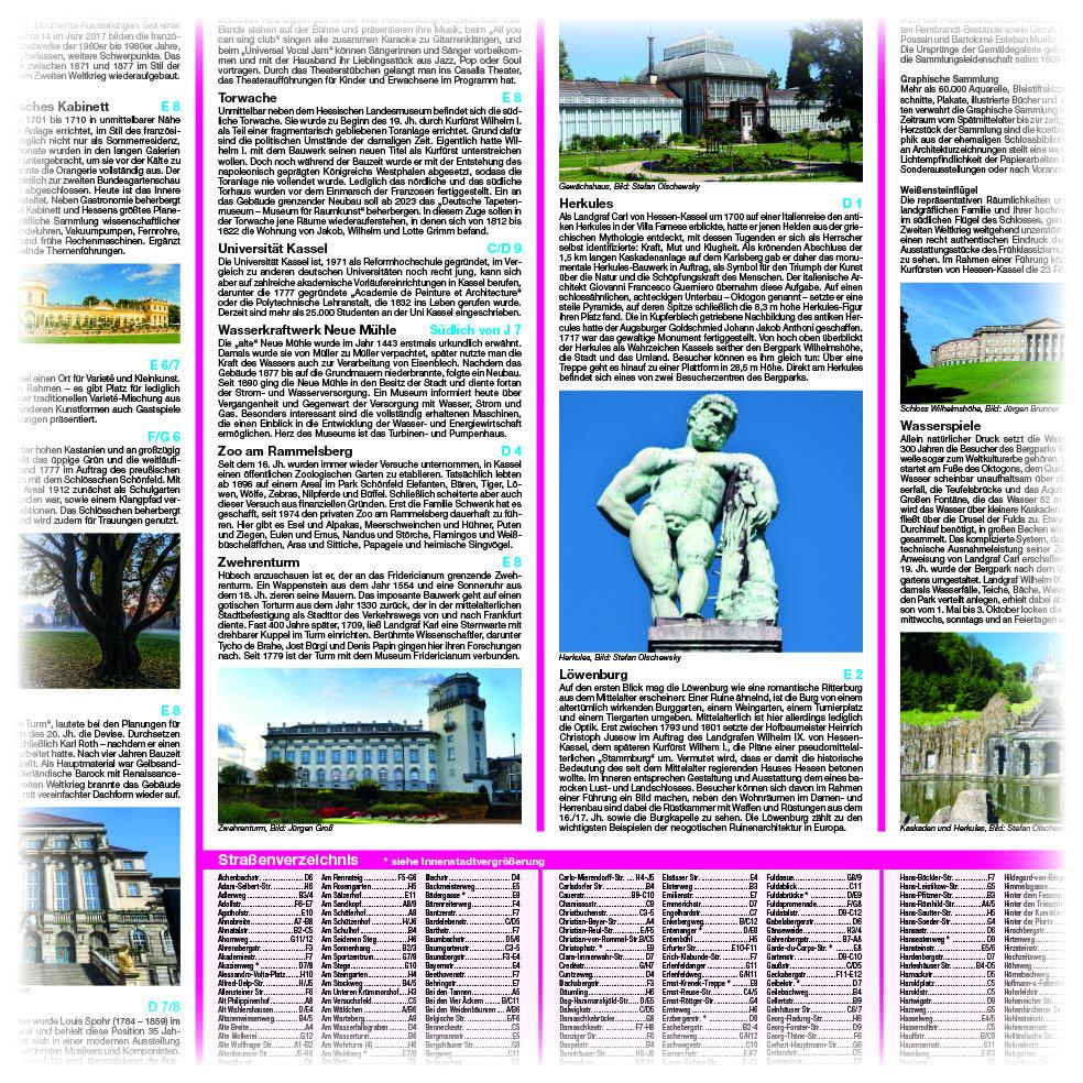 Beispielinhalt (Bild) Kassel. Stadtplan 1:14 000