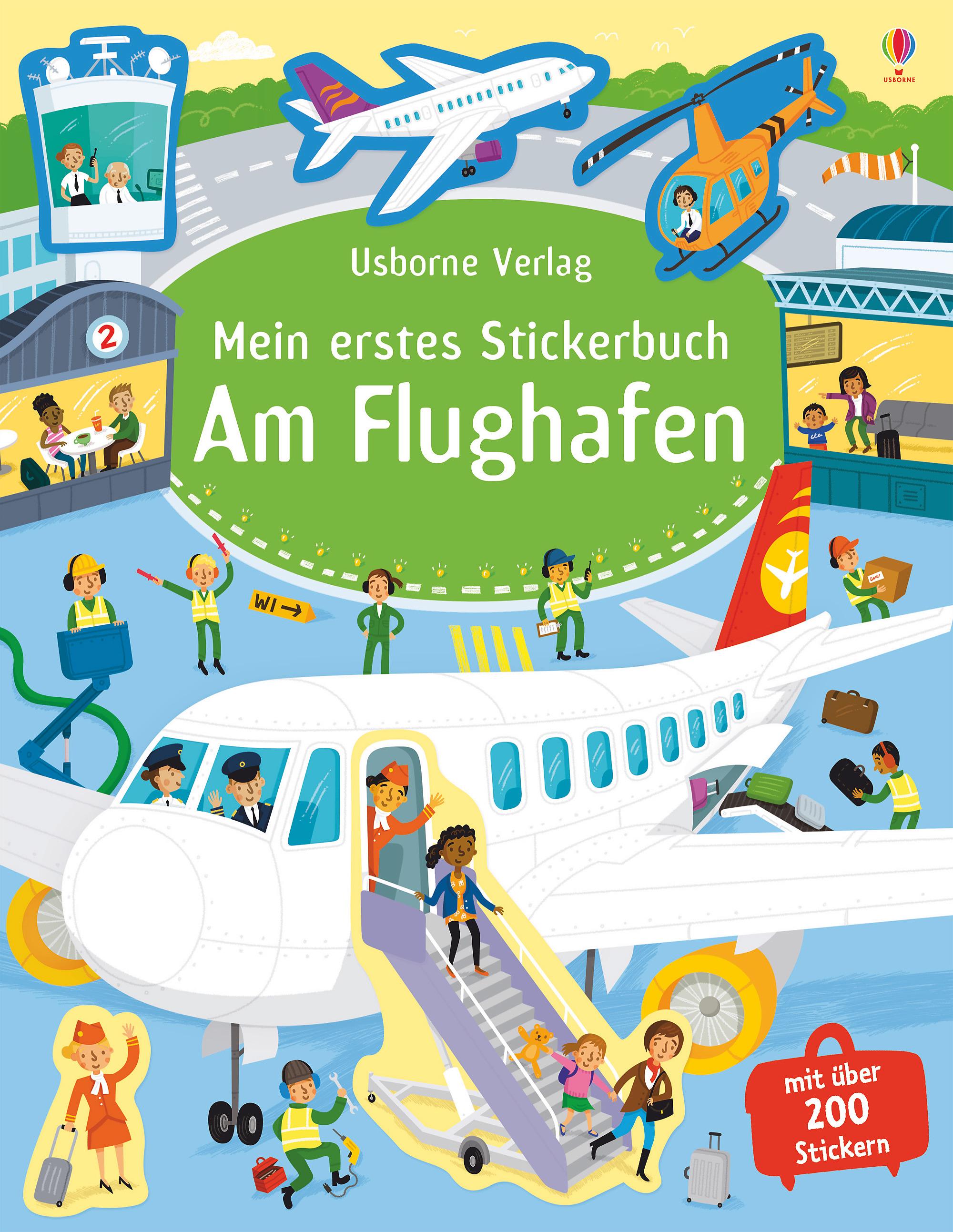 Vorderes Coverbild Mein erstes Stickerbuch: Am Flughafen