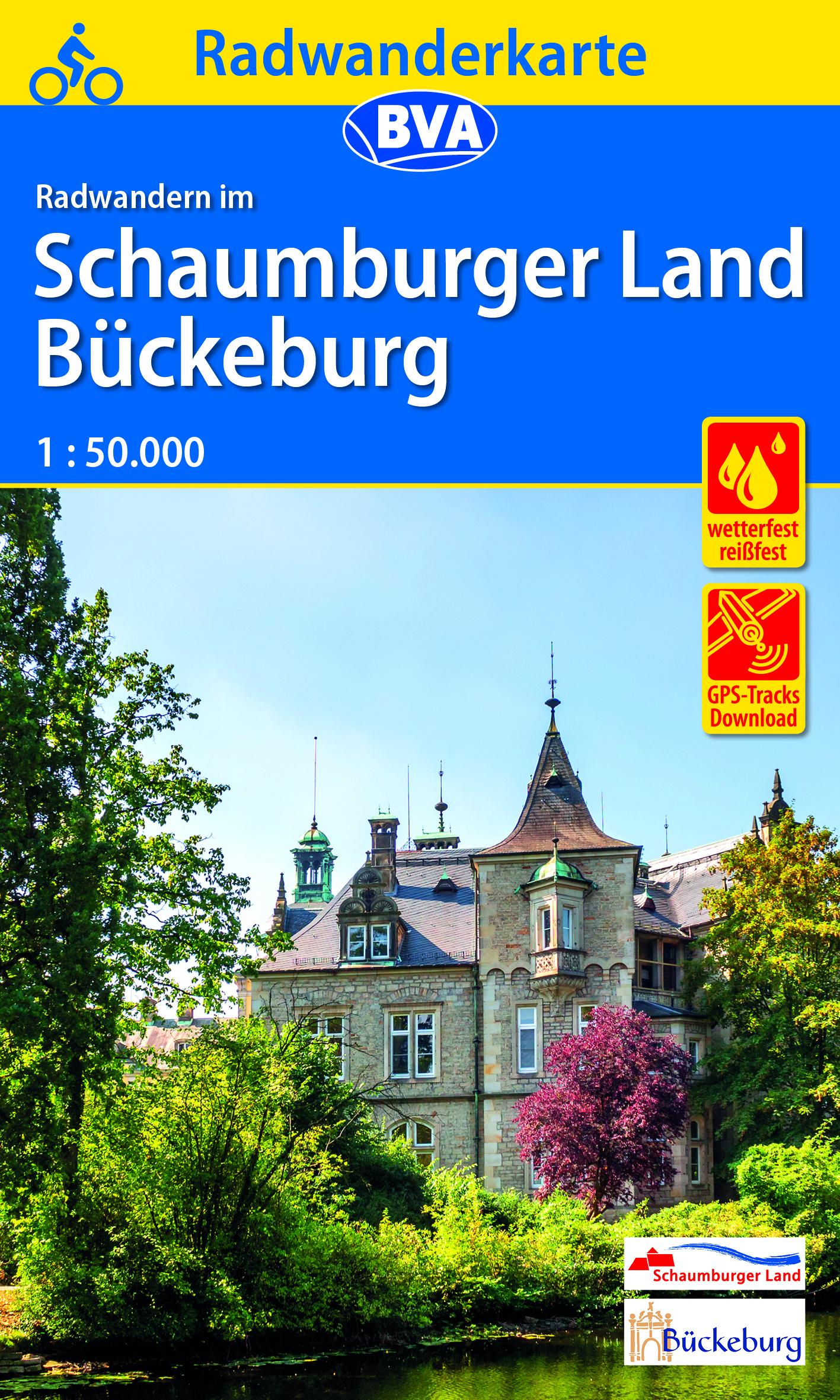 Vorderes Coverbild Radwanderkarte BVA Radwandern im Schaumburger Land / Bückeburg 1:50.000