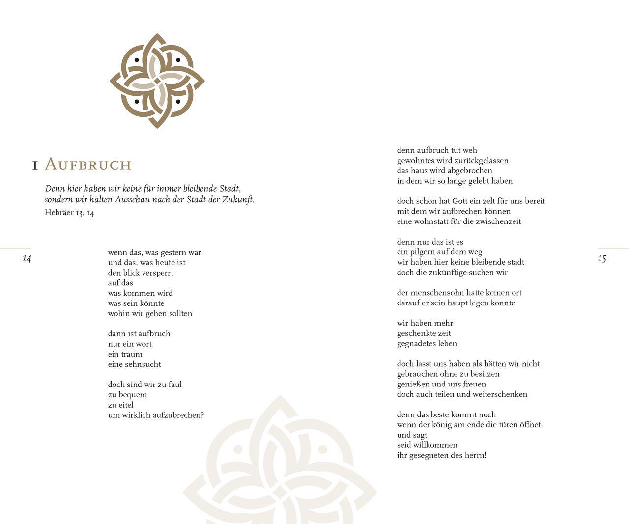 Beispielinhalt (Bild) Du legst die Hand mir auf die Schulter