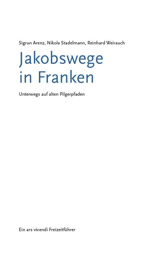 Beispielinhalt (Bild) Jakobswege in Franken