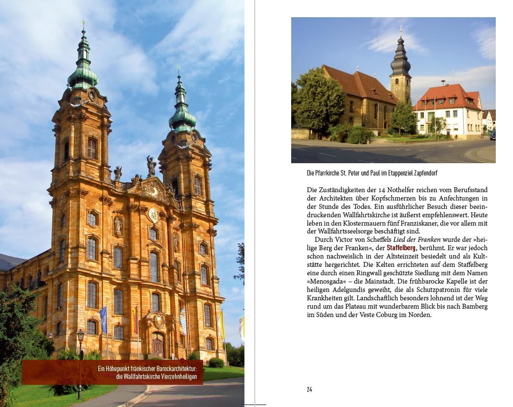 Beispielinhalt (Bild) Jakobswege in Franken