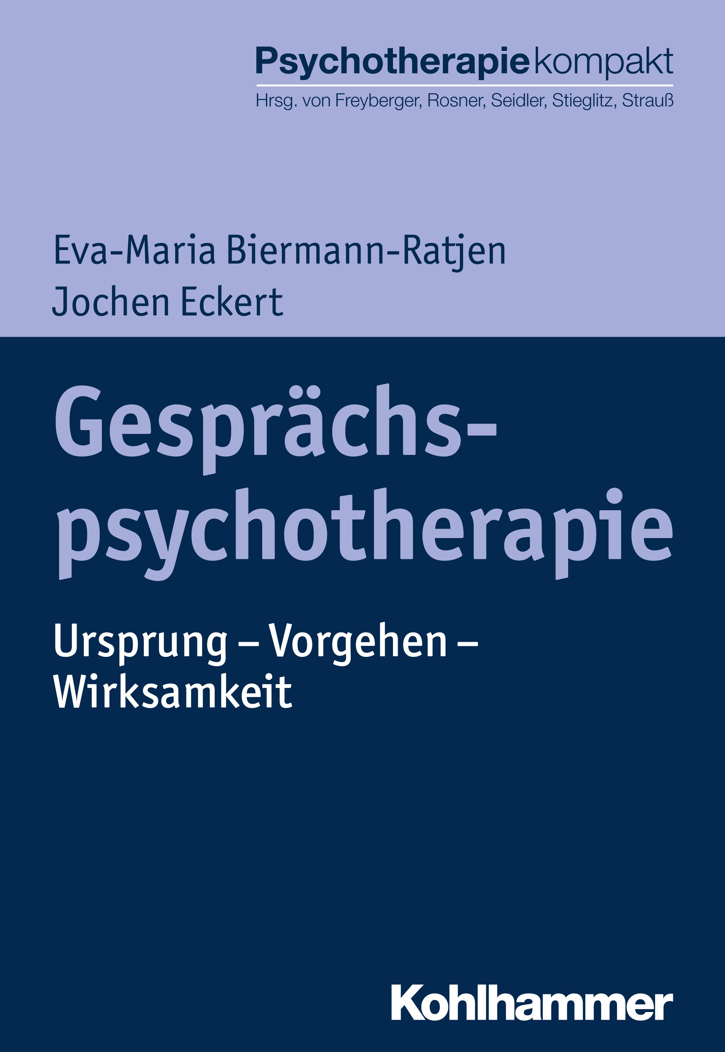 Vorderes Coverbild Gesprächspsychotherapie