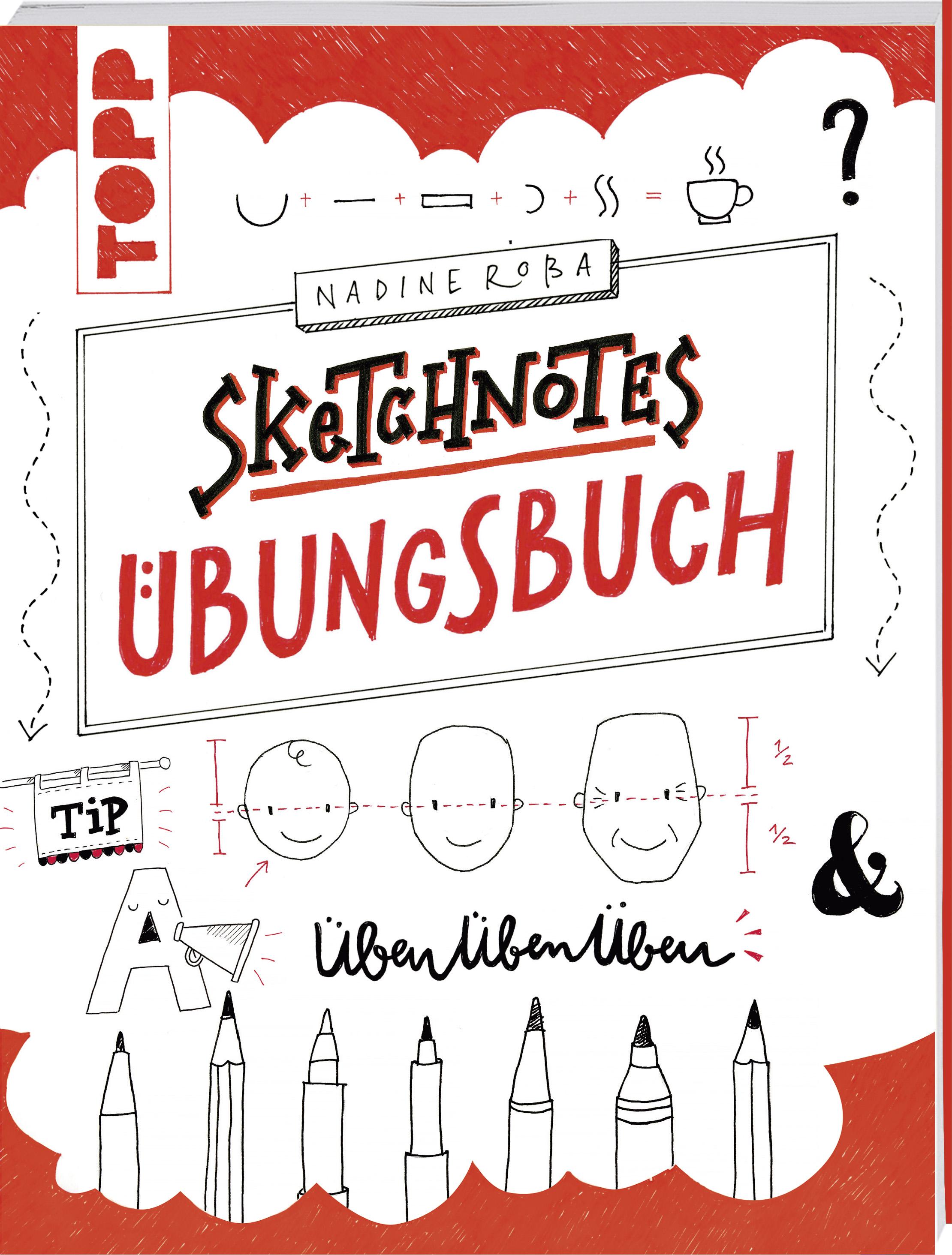 Vorderes Coverbild Sketchnotes Übungsbuch