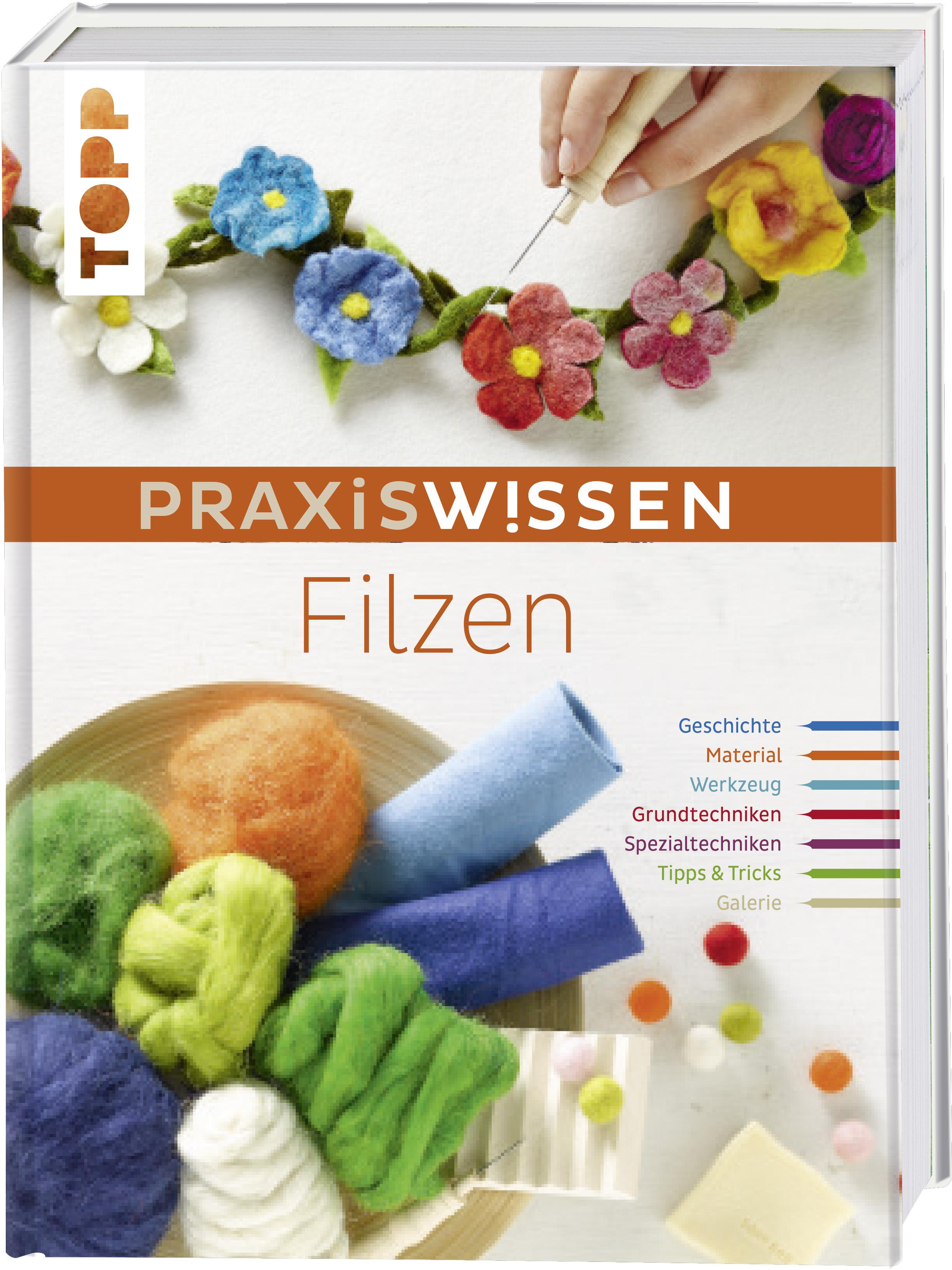 Vorderes Coverbild PraxisWissen Filzen