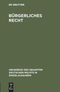 Vorderes Coverbild Bürgerliches Recht