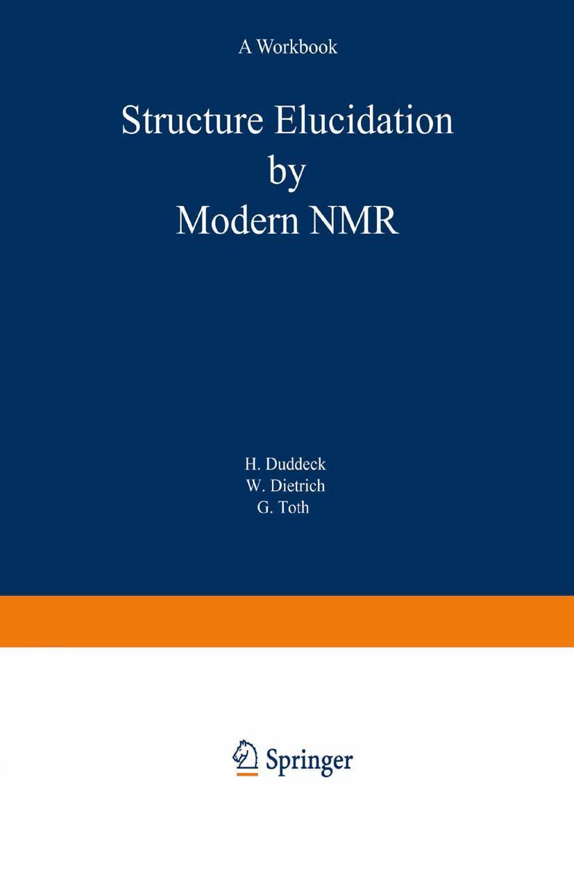 Vorderes Coverbild Structure Elucidation by Modern NMR