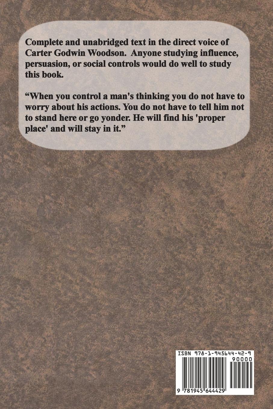 Rückseitencover The Mis-Education of the Negro