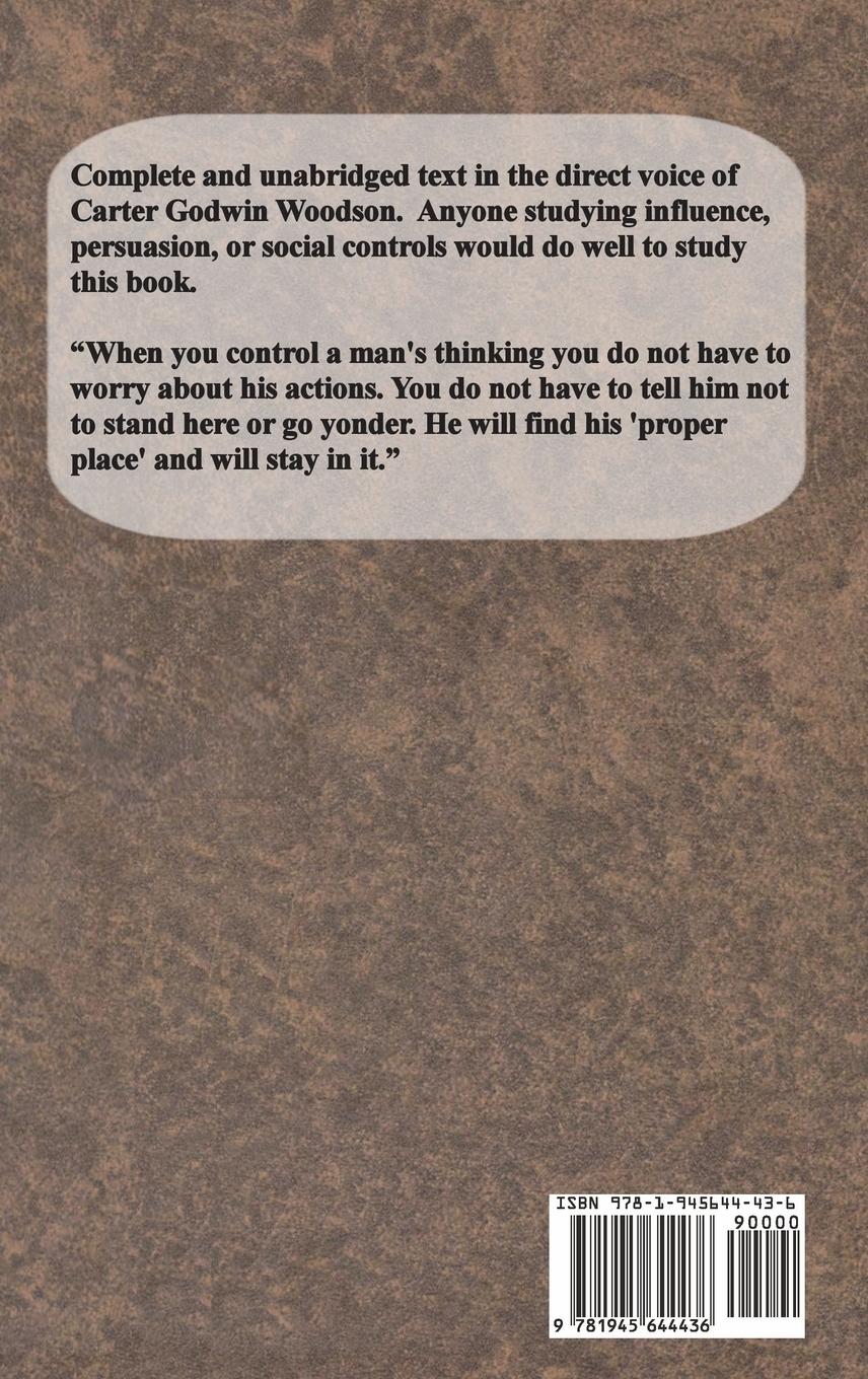 Rückseitencover The Mis-Education of the Negro