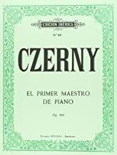 Vorderes Coverbild El primer maestro de piano op. 599
