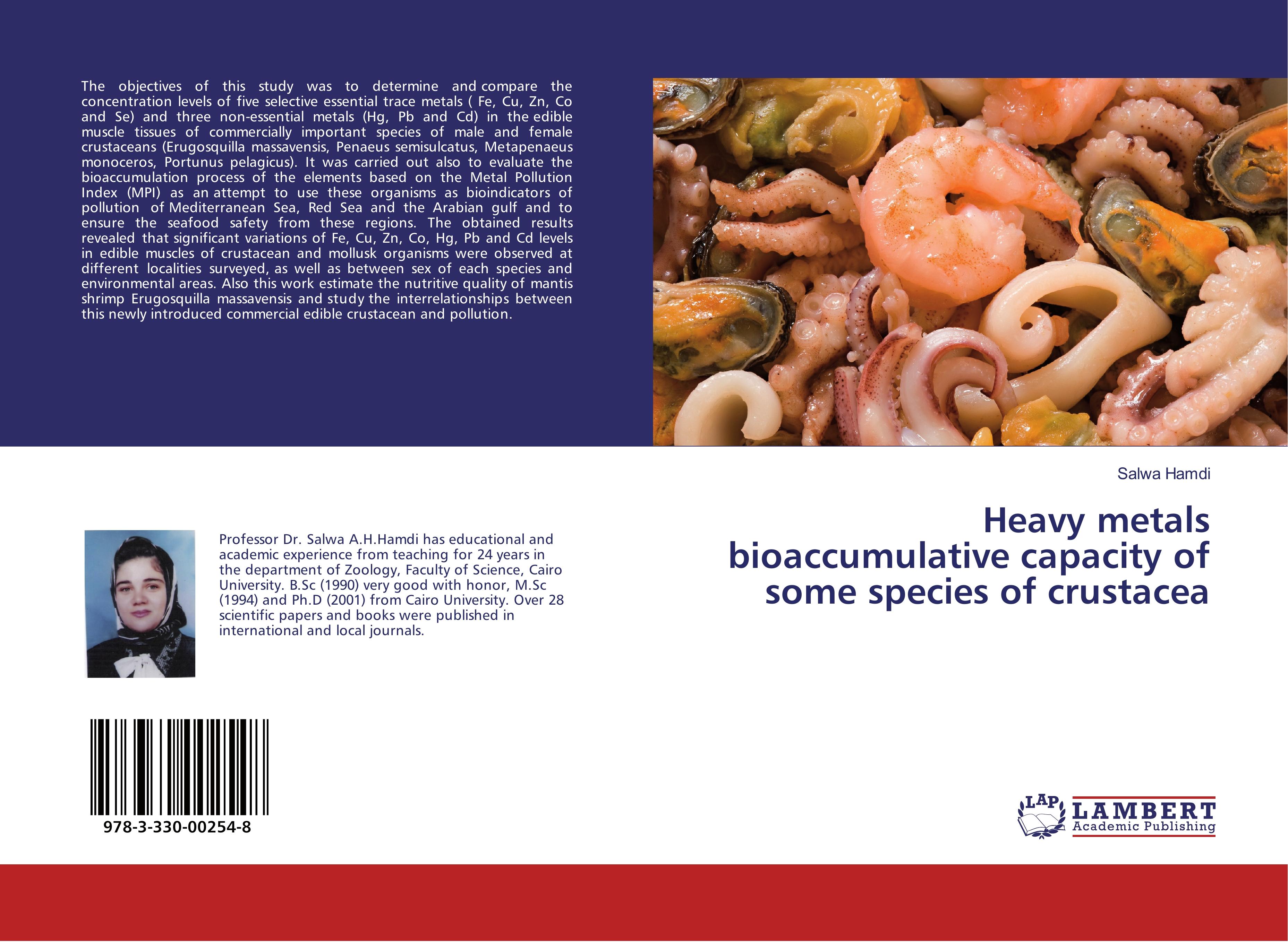 Vorderes Coverbild Heavy metals bioaccumulative capacity of some species of crustacea
