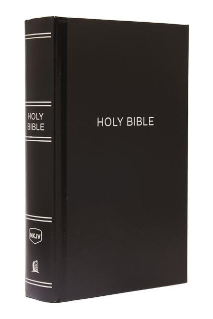Vorderes Coverbild NKJV, Pew Bible, Large Print, Hardcover, Black, Red Letter Edition
