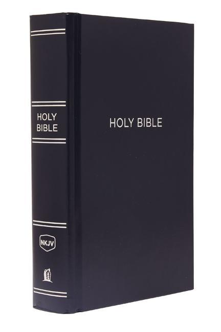 Vorderes Coverbild NKJV, Pew Bible, Large Print, Hardcover, Blue, Red Letter Edition