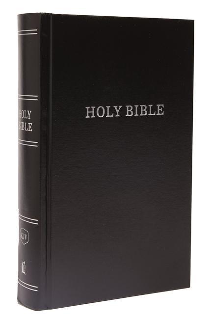 Vorderes Coverbild KJV, Pew Bible, Large Print, Hardcover, Black, Red Letter Edition