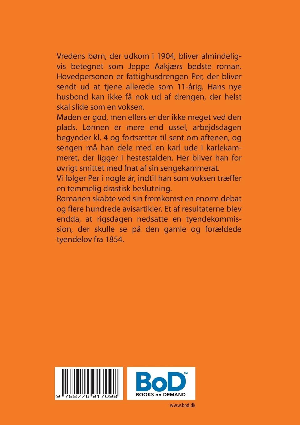 Rückseitencover Vredens børn