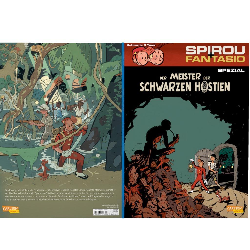 Beispielinhalt (Bild) Spirou & Fantasio Spezial 22: Der Meister der schwarzen Hostien