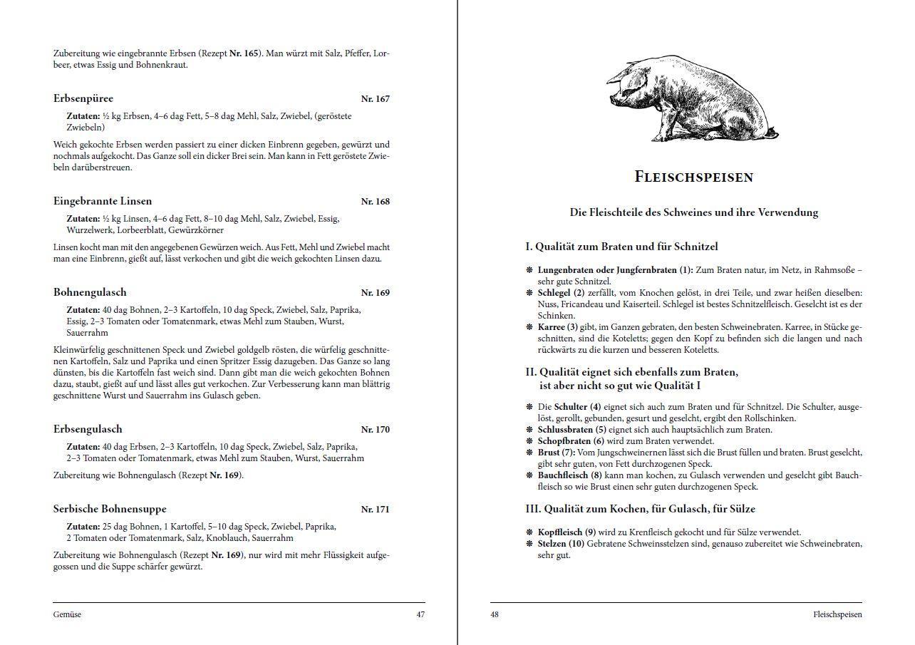 Beispielinhalt (Bild) Das Kochbuch der Bäuerin