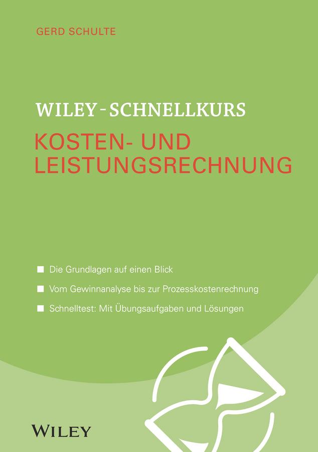 Vorderes Coverbild Wiley-Schnellkurs Kosten- und Leistungsrechnung
