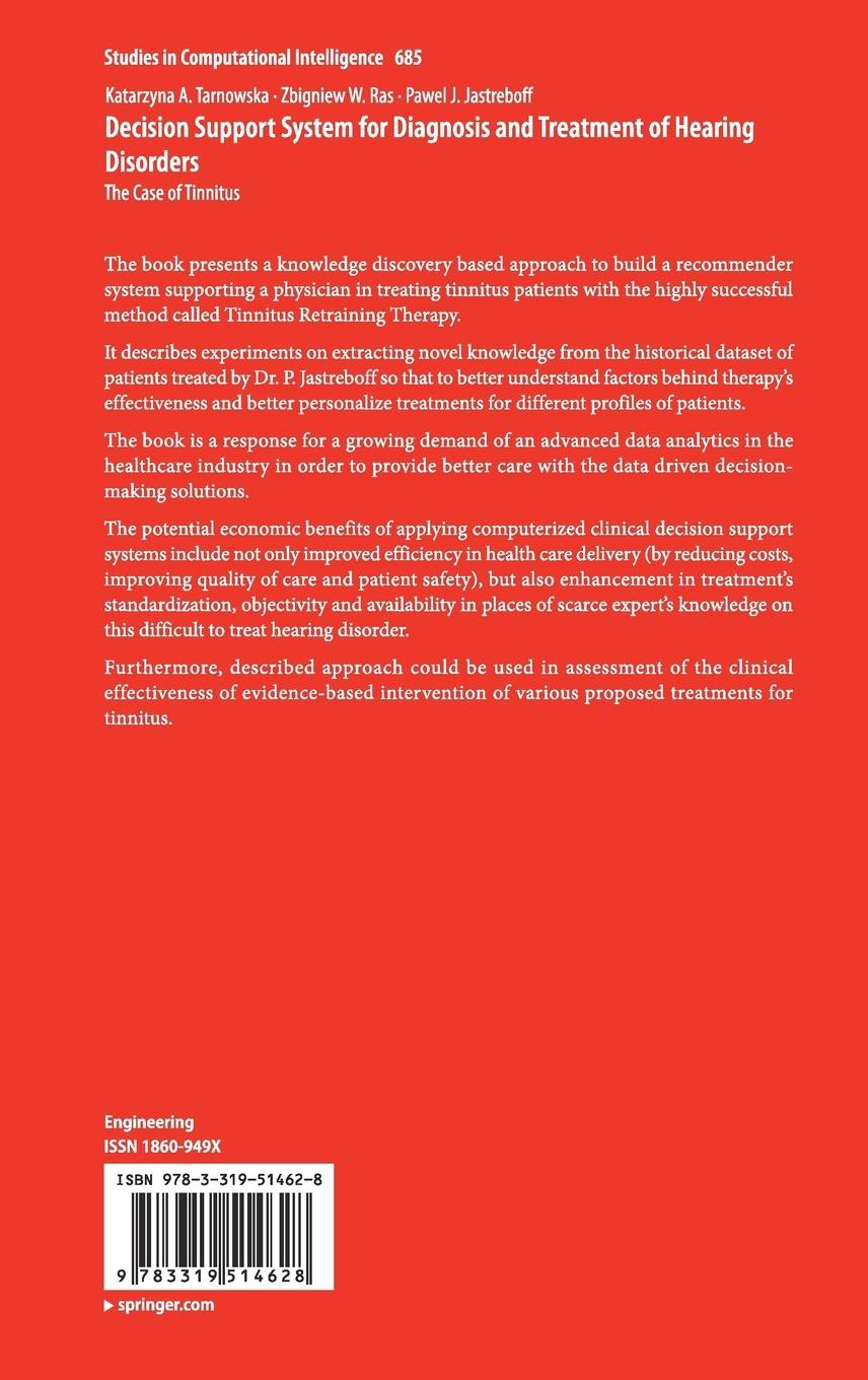 Rückseitencover Decision Support System for Diagnosis and Treatment of Hearing Disorders