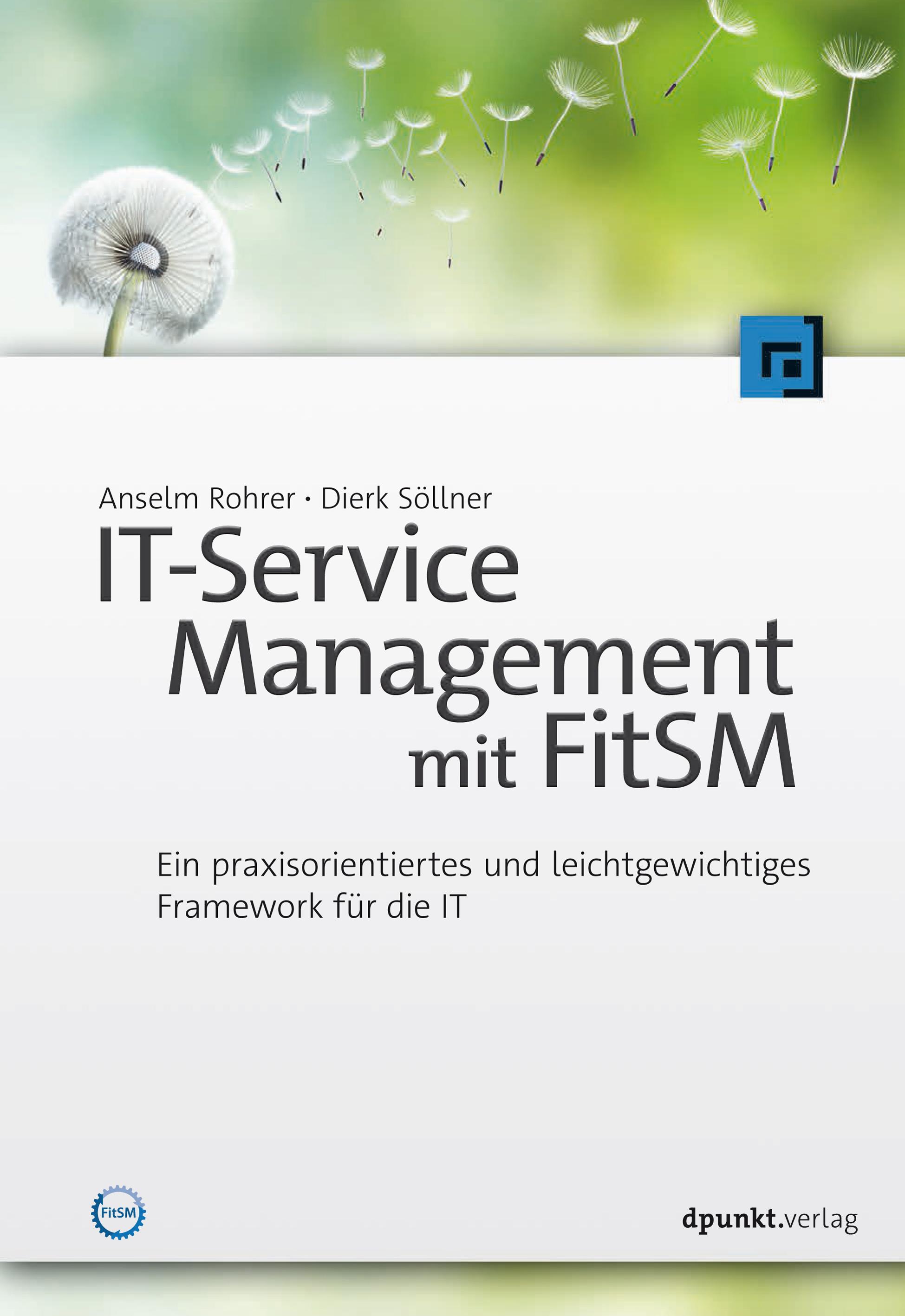Vorderes Coverbild IT-Service Management mit FitSM