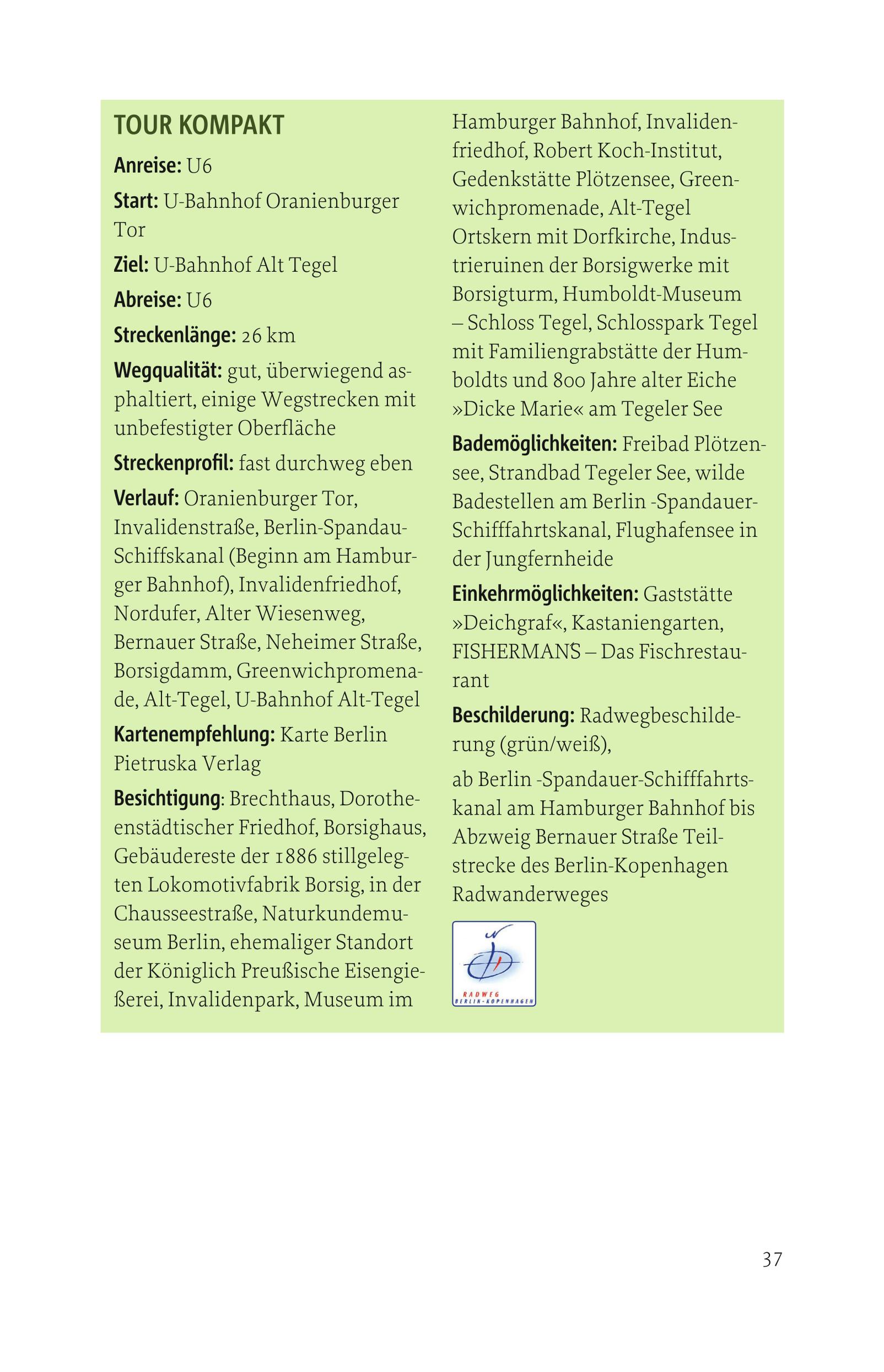 Beispielinhalt (Bild) Durch Berlin mit dem Rad