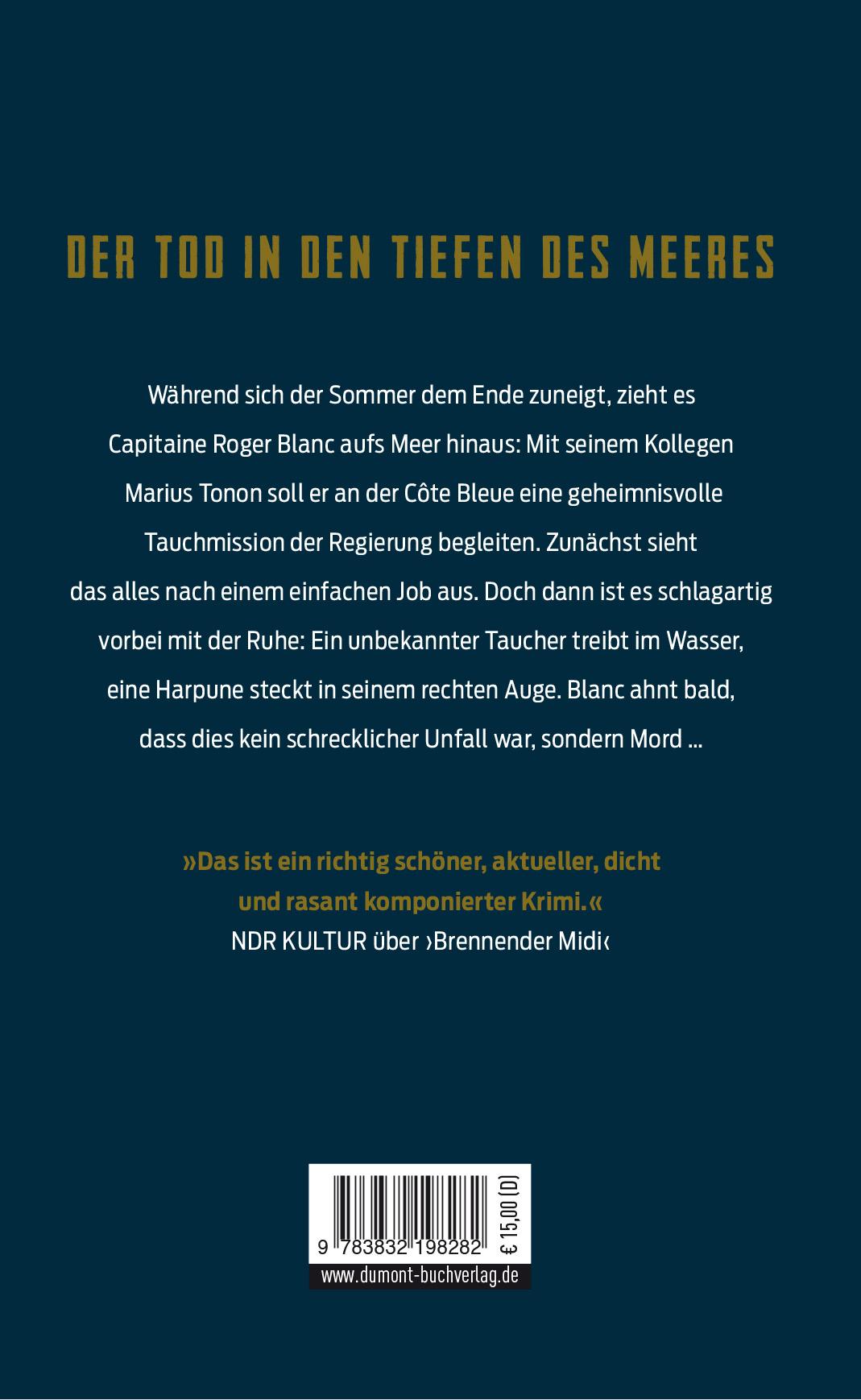 Rückseitencover Gefährliche Côte Bleue
