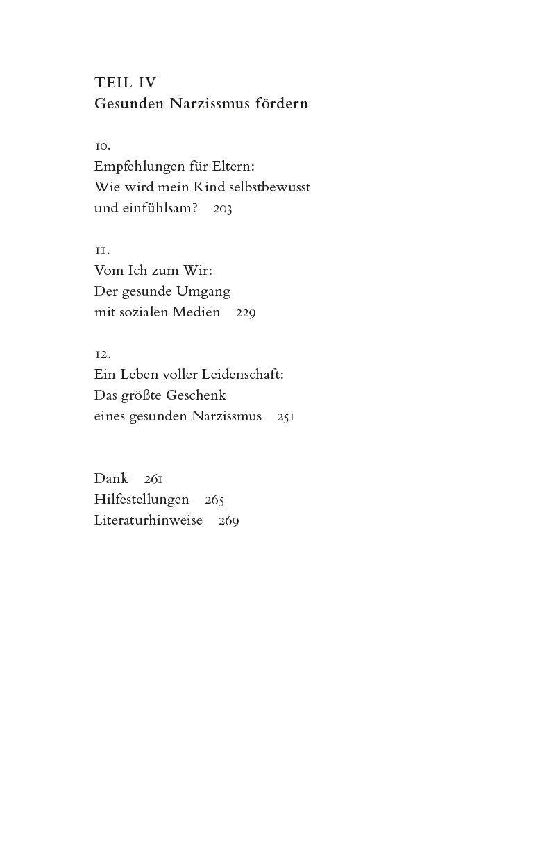 Beispielinhalt (Bild) Der Narzissten-Test