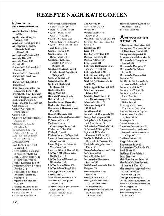 Beispielinhalt (Bild) Leon. Fast & Free