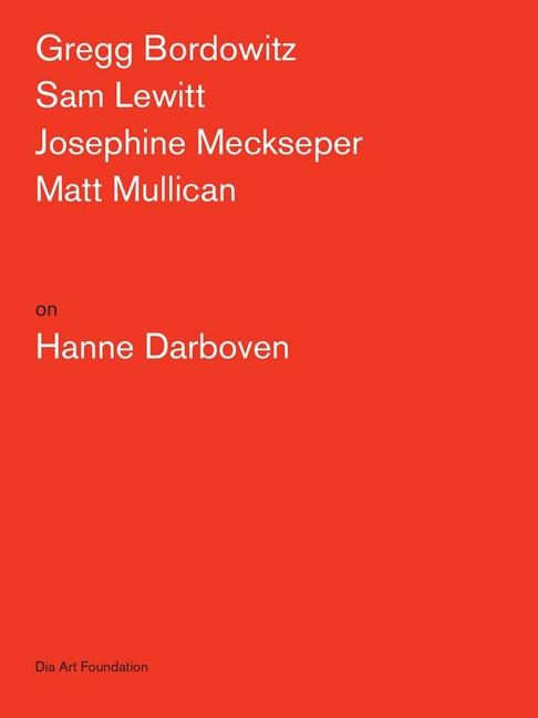 Vorderes Coverbild Artists on Hanne Darboven
