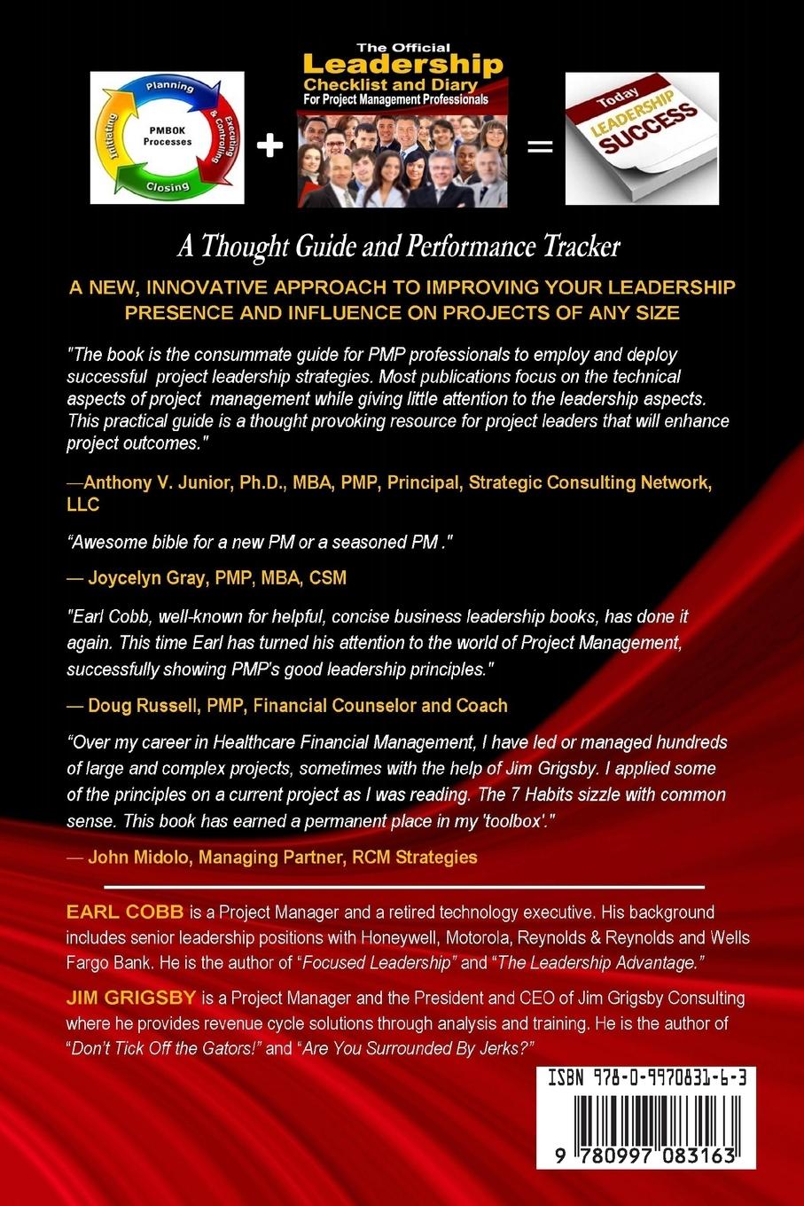 Rückseitencover The Official Leadership Checklist and Diary for Project Management Professionals