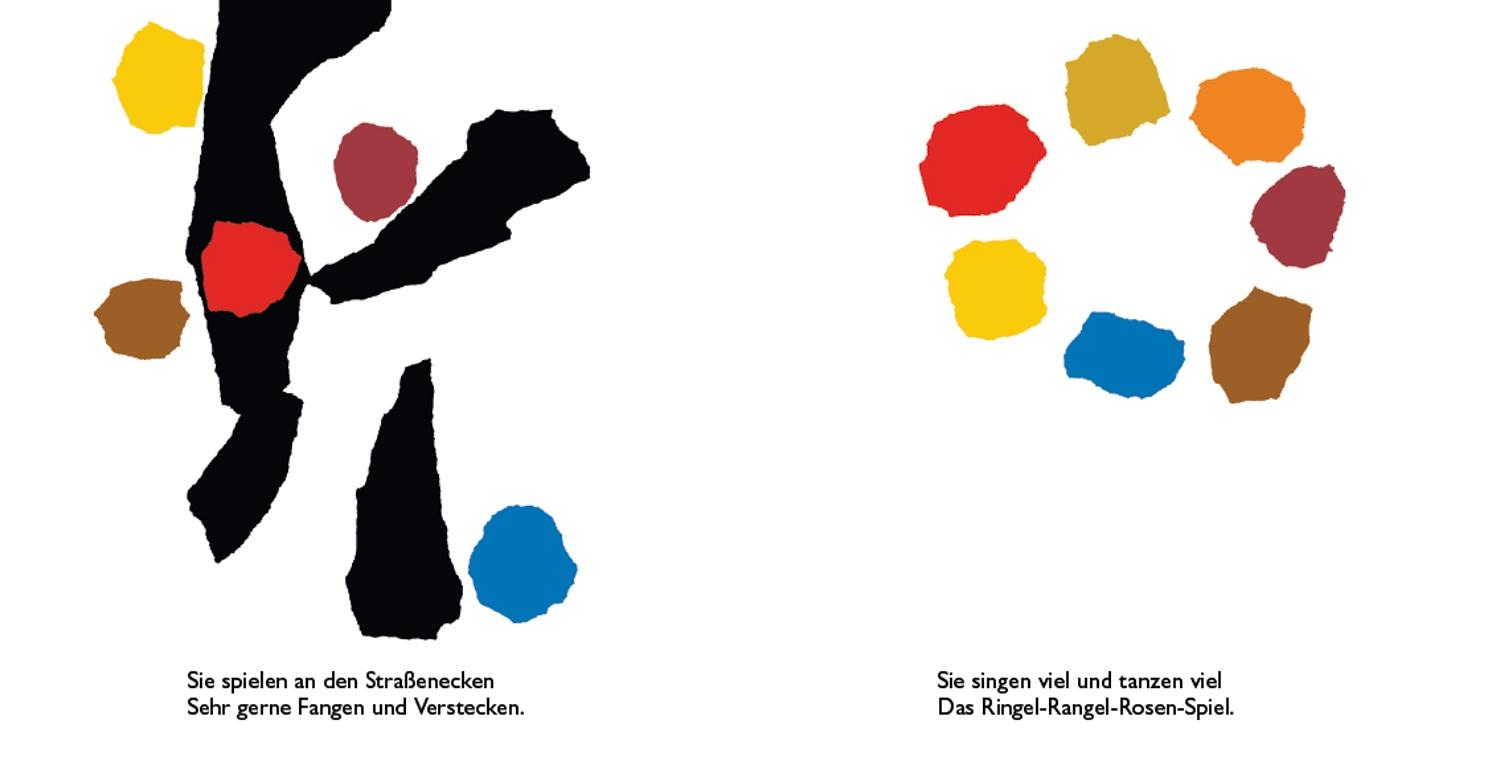 Beispielinhalt (Bild) Das kleine Blau und das kleine Gelb