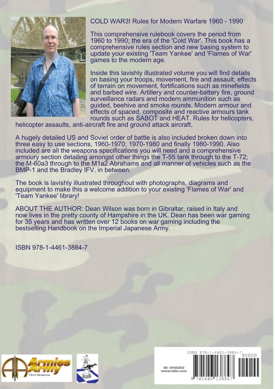 Rückseitencover COLD WAR! Rules for Modern Warfare 1960-1990
