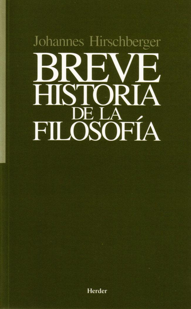 Vorderes Coverbild Breve historia de la filosofía