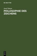 Vorderes Coverbild Philosophie des Zeichens