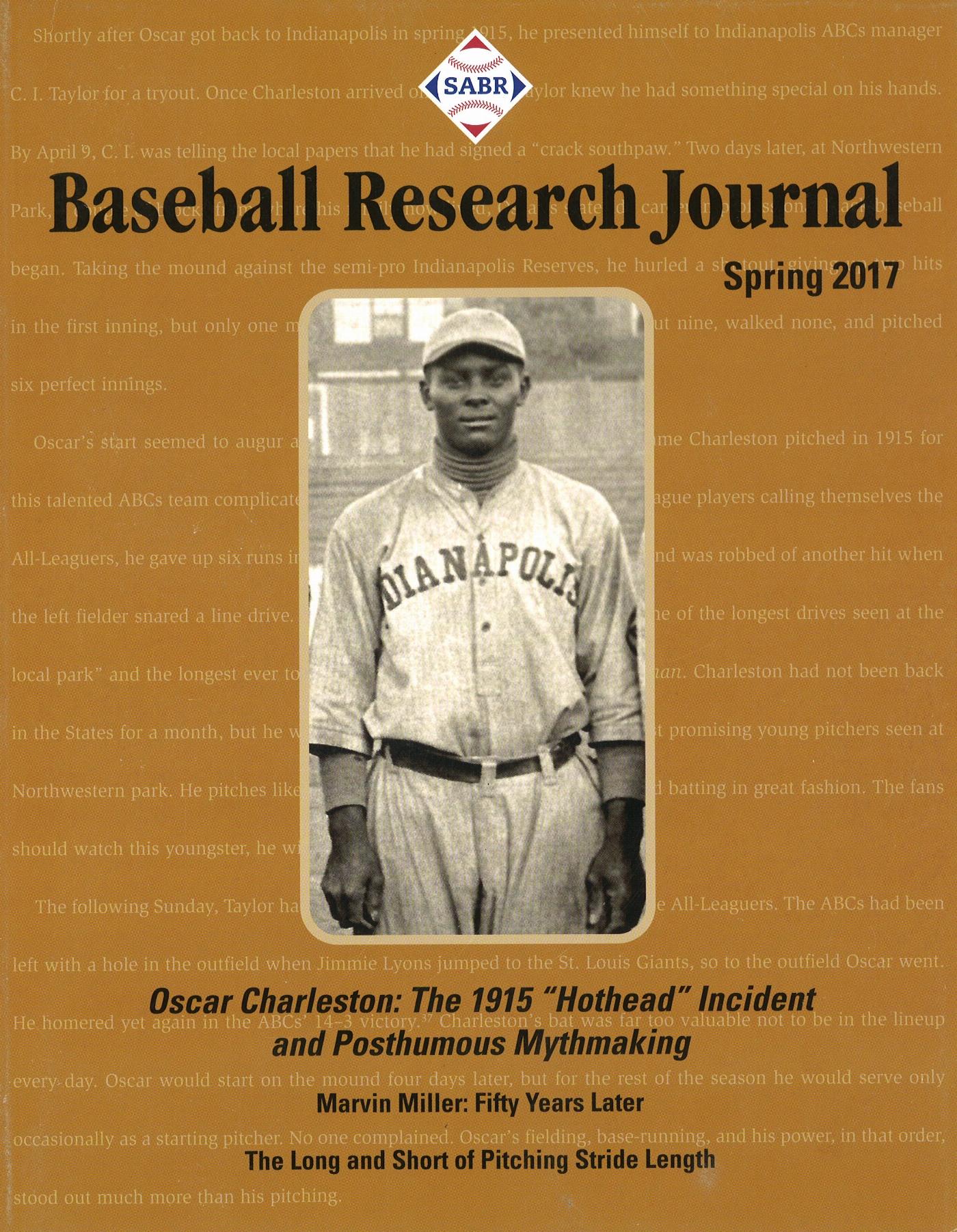 Vorderes Coverbild Baseball Research Journal (Brj), Volume 46 #1