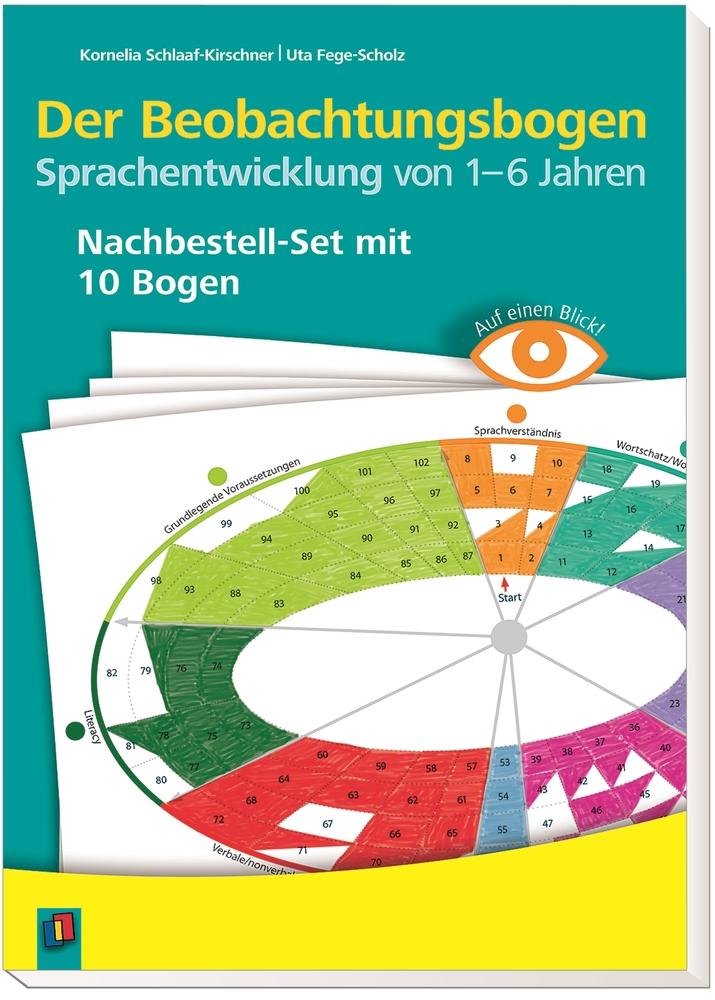 Vorderes Coverbild Auf einen Blick! - Der Beobachtungsbogen Sprachentwicklung von 1-6 Jahren