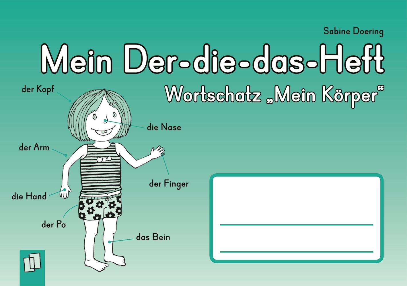 Vorderes Coverbild Mein Der-die-das-Heft: Wortschatz "Mein Körper"