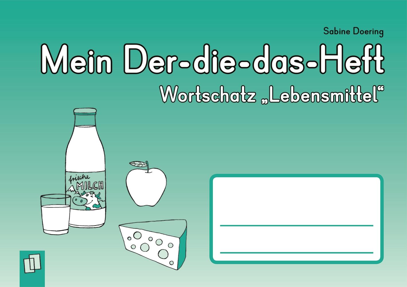 Vorderes Coverbild Mein Der-die-das-Heft: Wortschatz "Lebensmittel"