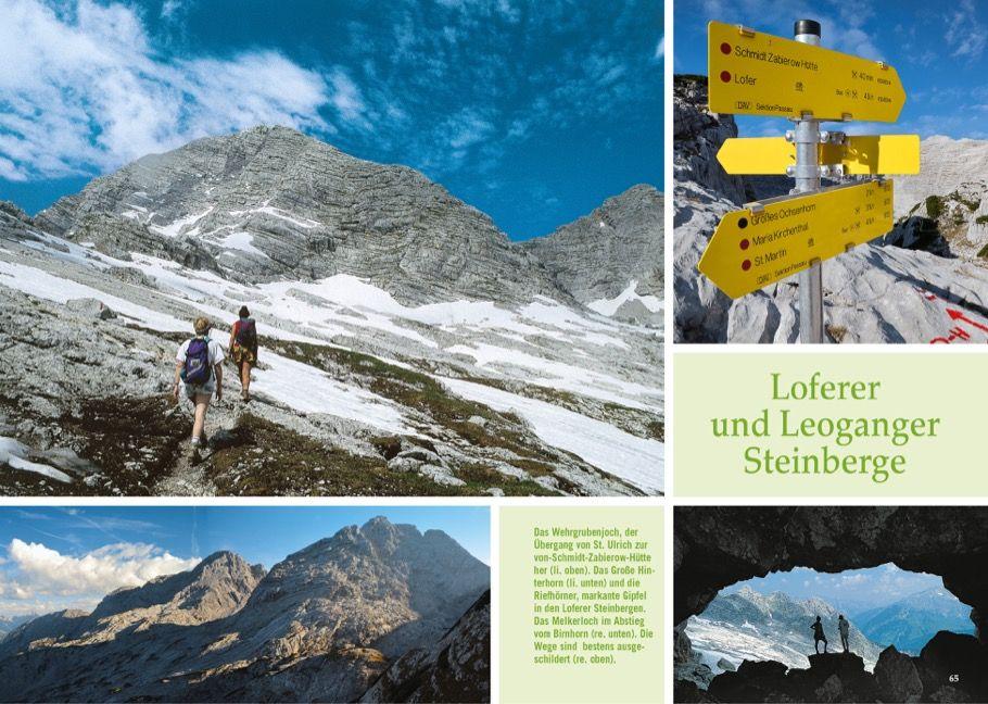 Beispielinhalt (Bild) Das große Hüttenwanderbuch