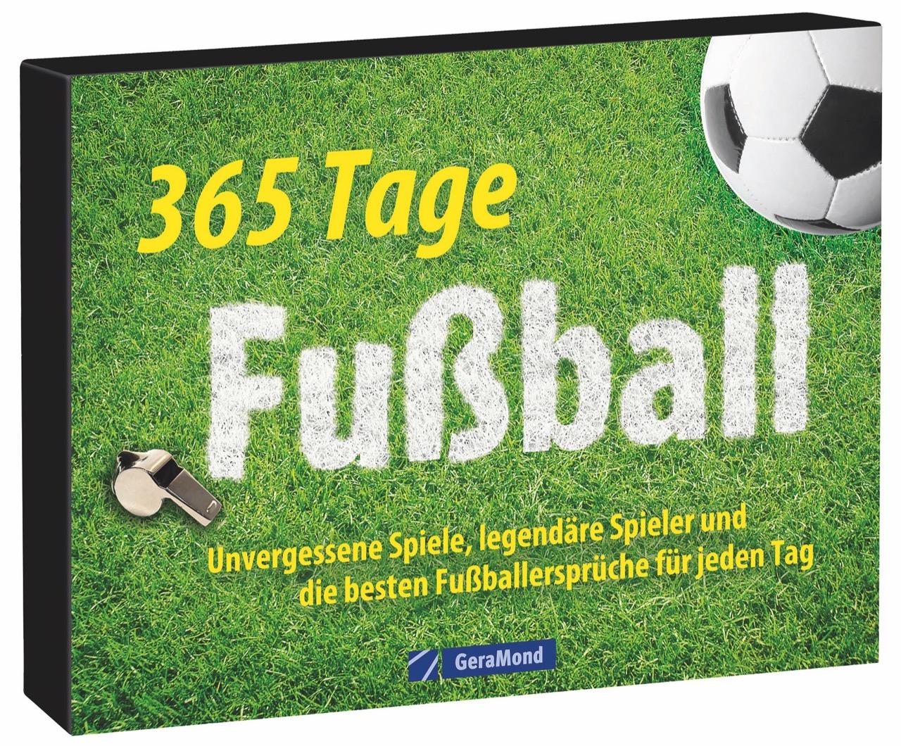 Vorderes Coverbild Tischaufsteller - 365 Tage Fußball