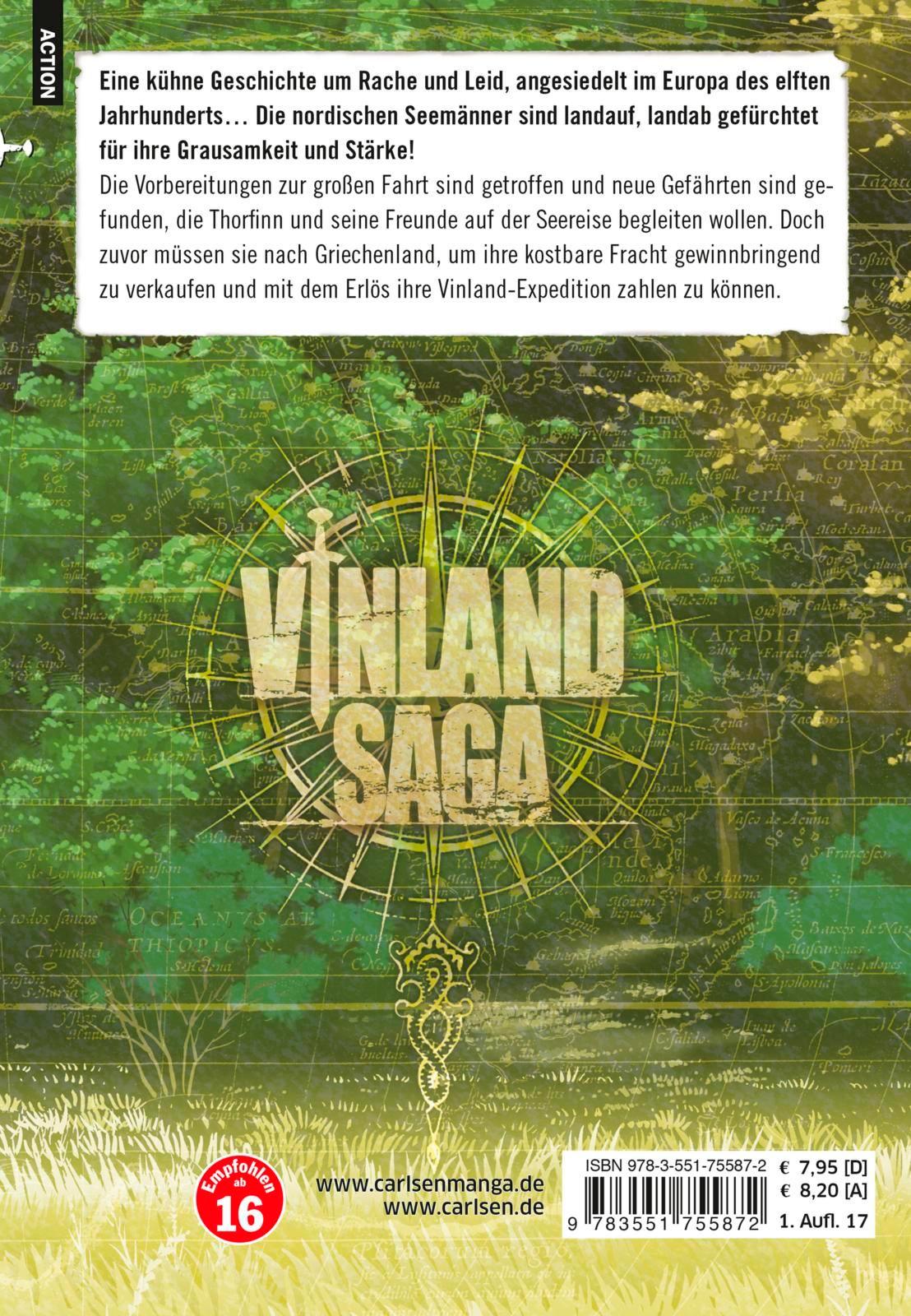 Rückseitencover Vinland Saga 16