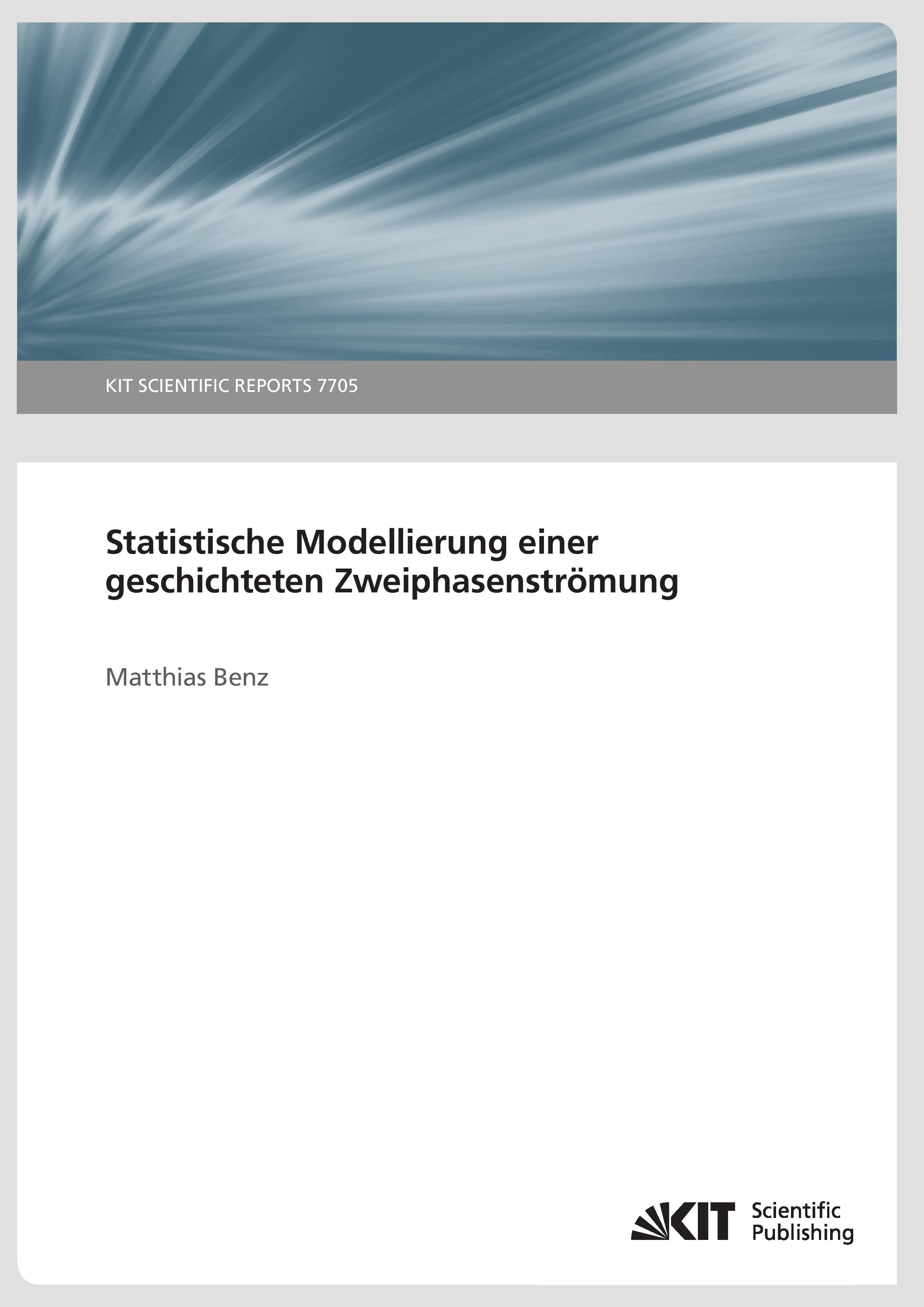 Vorderes Coverbild Statistische Modellierung einer geschichteten Zweiphasenströmung