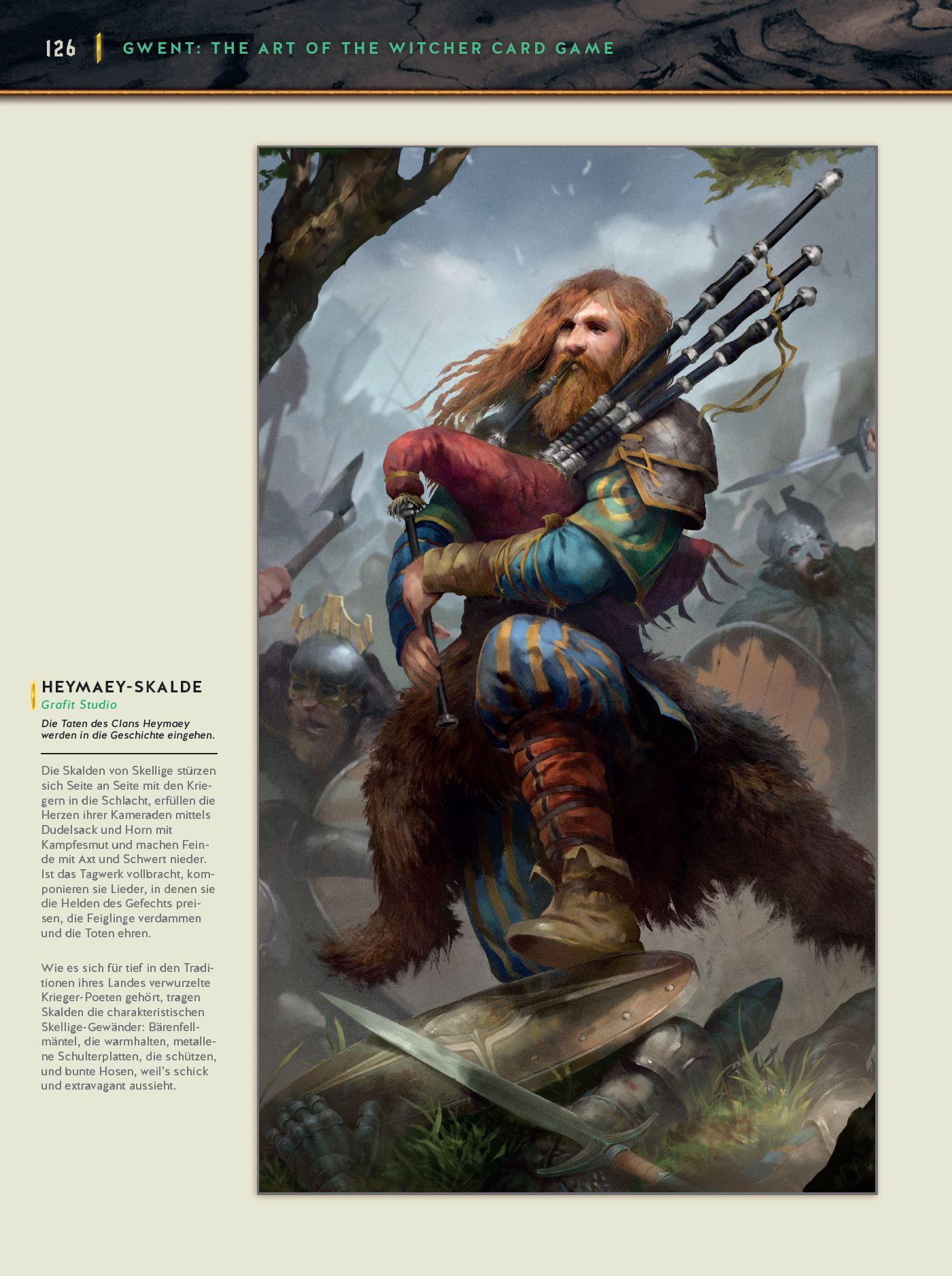 Beispielinhalt (Bild) Gwent: The Art of The Witcher Card Game