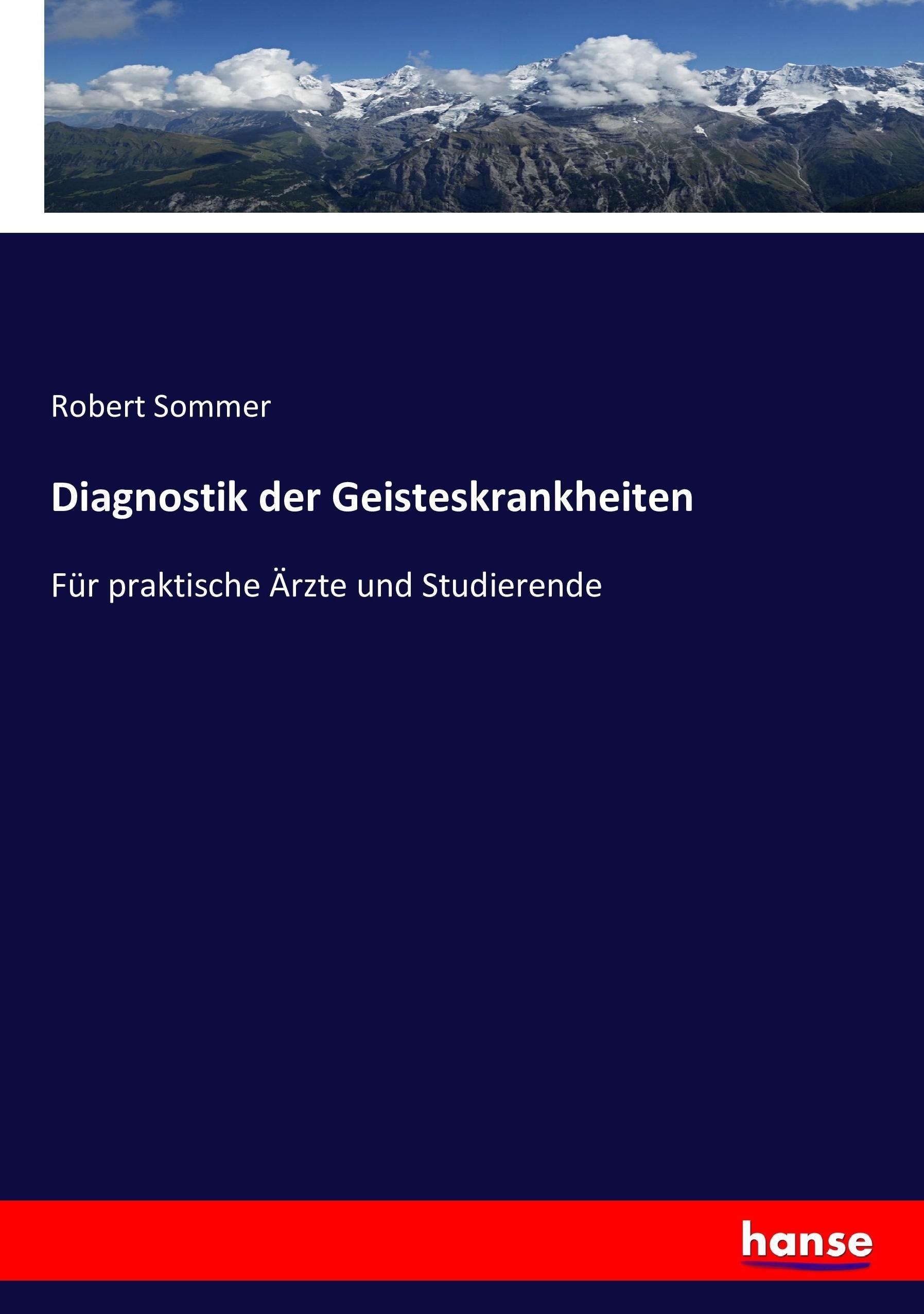 Vorderes Coverbild Diagnostik der Geisteskrankheiten