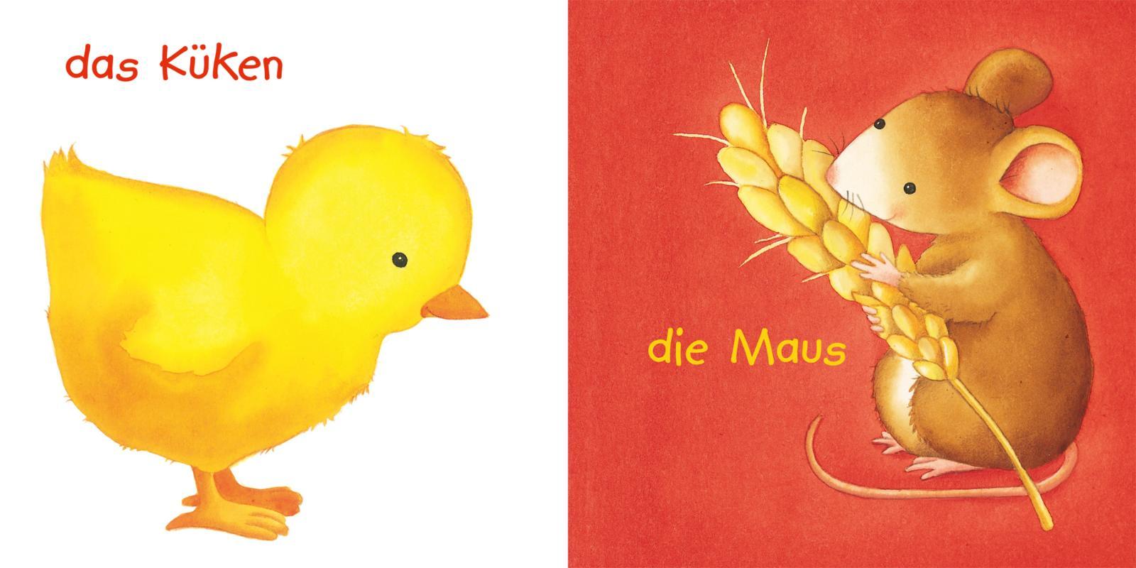 Beispielinhalt (Bild) Mein Baby-Pixi-Buggybuch: Unsere Tiere