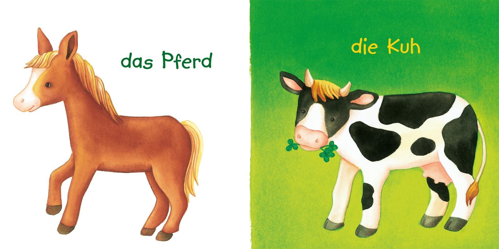 Beispielinhalt (Bild) Mein Baby-Pixi-Buggybuch: Unsere Tiere