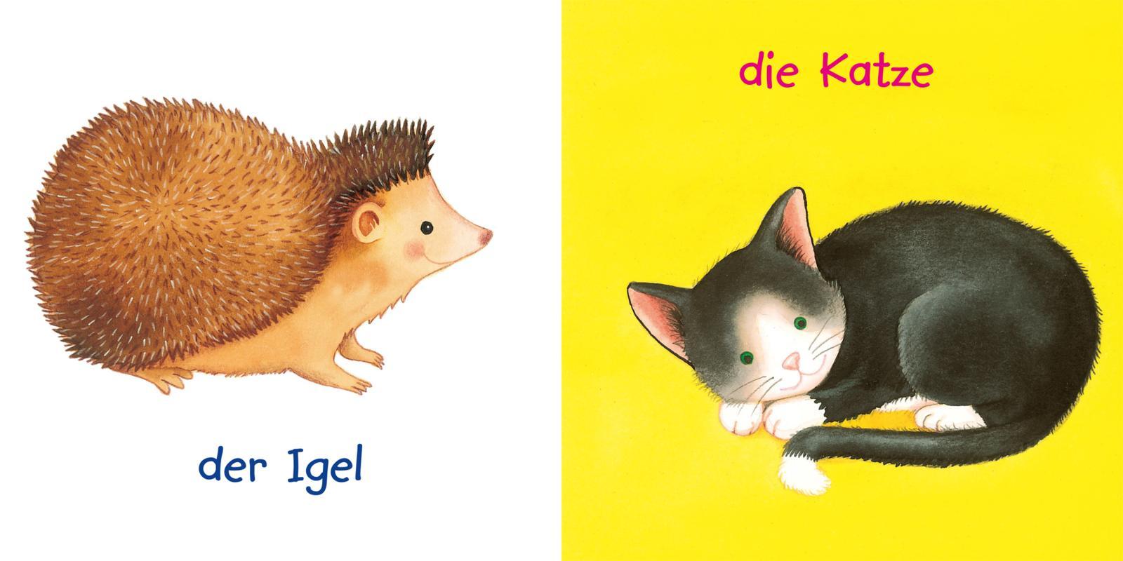 Beispielinhalt (Bild) Mein Baby-Pixi-Buggybuch: Unsere Tiere