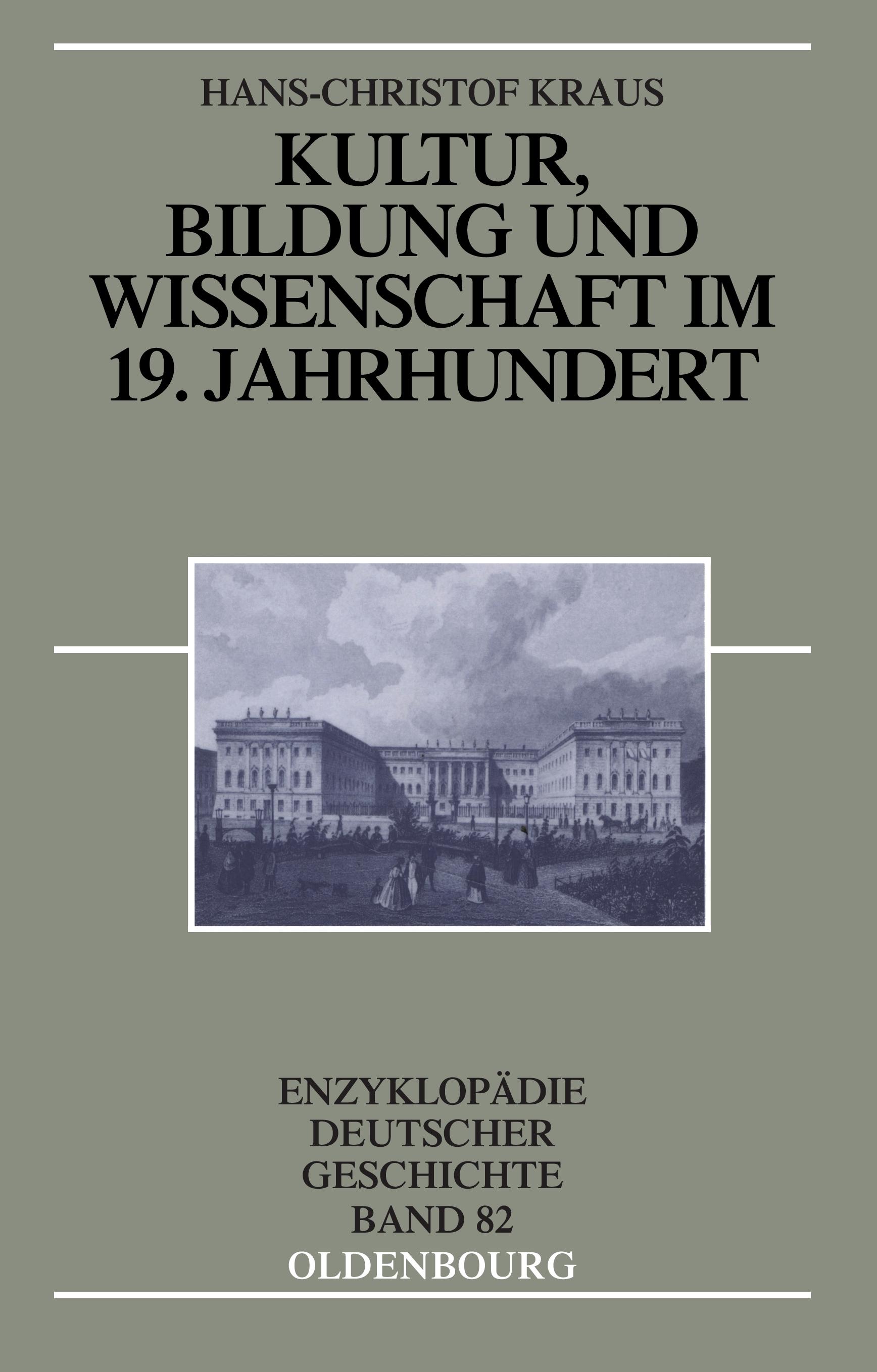 Vorderes Coverbild Kultur, Bildung und Wissenschaft im 19. Jahrhundert