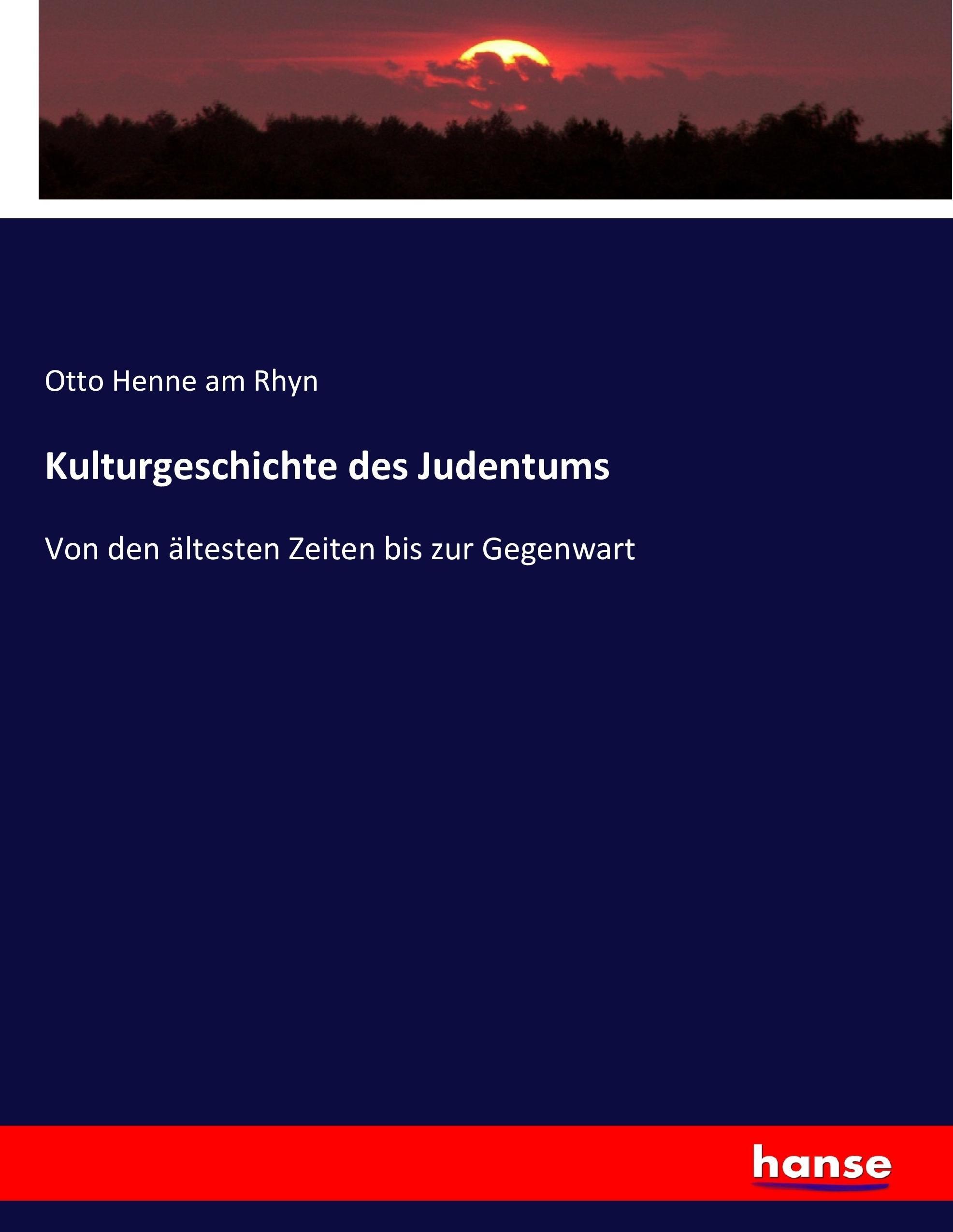 Vorderes Coverbild Kulturgeschichte des Judentums