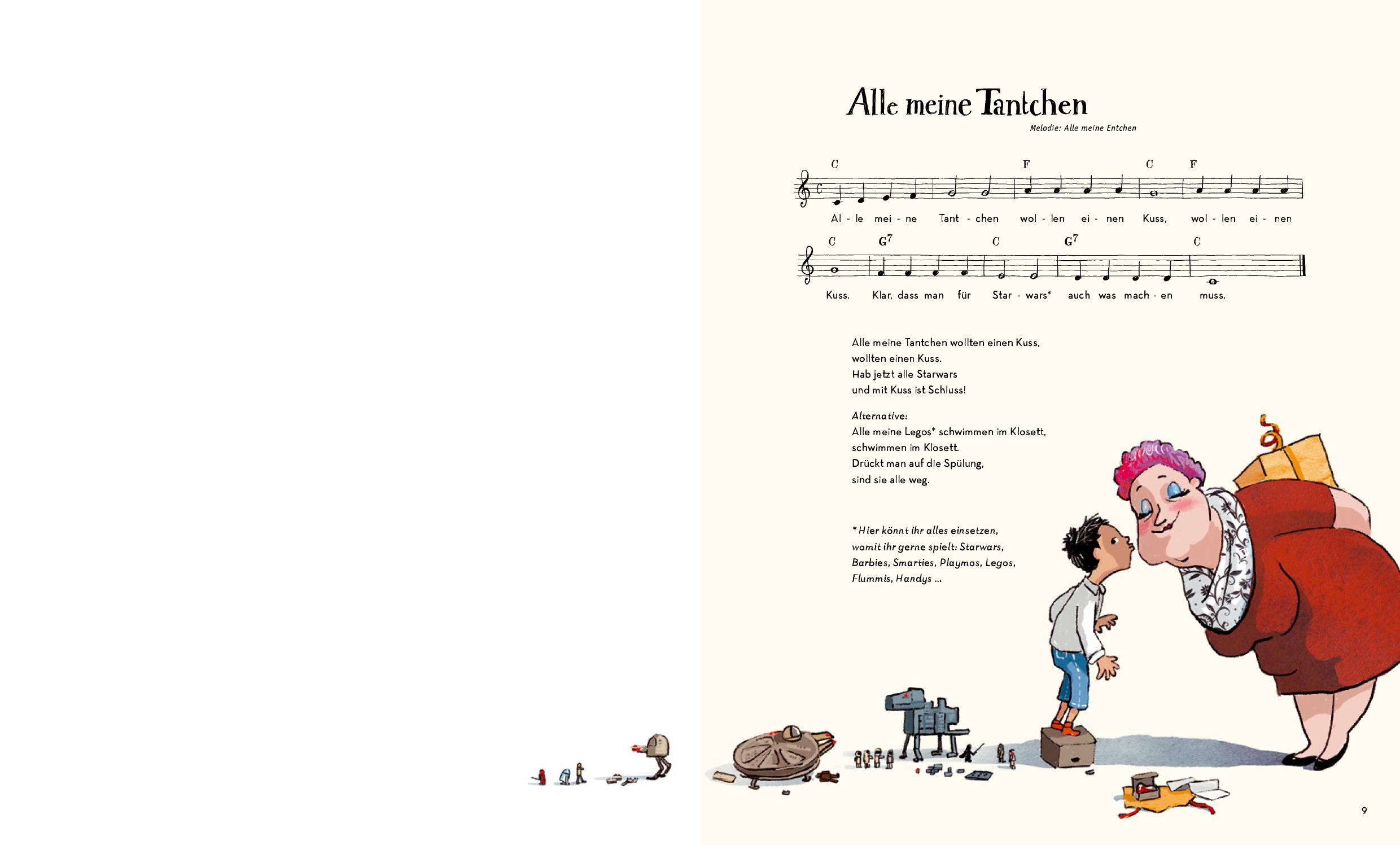 Beispielinhalt (Bild) ABC - Im Klo stand mal ein Reh